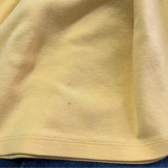 Pendleton Women’s Yellow Size Large 100% Cotton V-Neck Quarter Sleeve Comfy - Picture 10 of 10